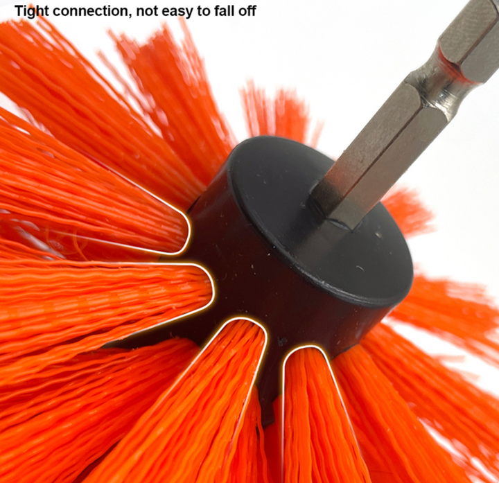 3Pcs Drill Bristle Brush Set 50/90/100mm - طقم فوشايه مقدح بلاستك