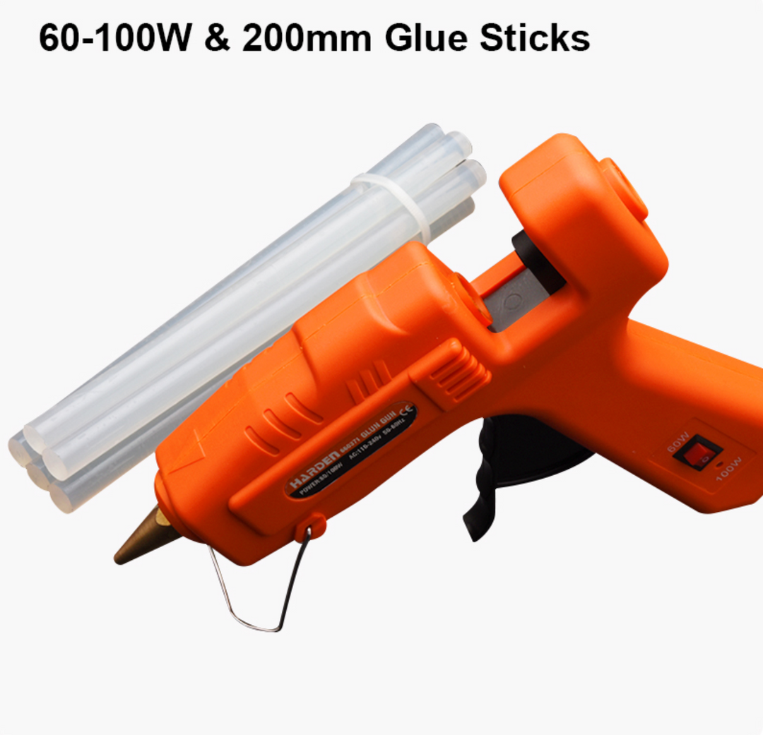 Industrial Hot Glue Gun with Dual Power Mode (60W/100W) - فرد شمع