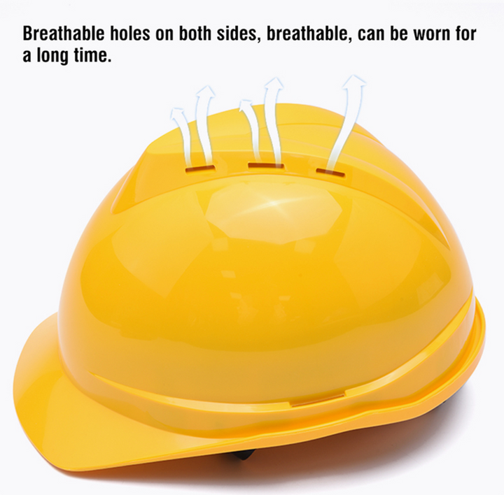 CE Safety Helmet Yellow (Made in Spain) - طاسة حماية موقع ابيض