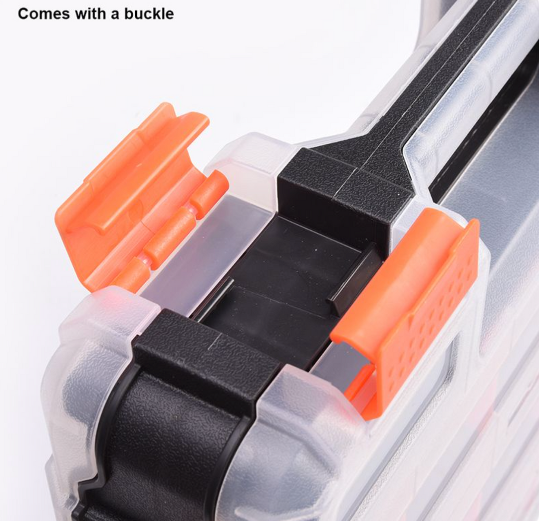 12.5" Heavy Duty Double-Sided Tool Box Organizer - صندوق تخزين أدوات