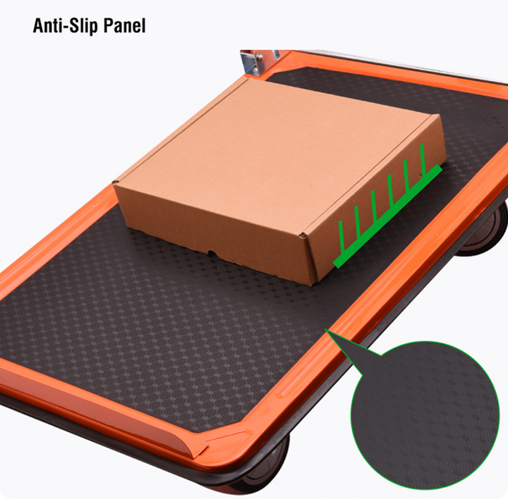 Foldable Platform Flat Trolley Cart 300KG (H:90 x L:87 x W:61cm) - عربة كراجة عدة