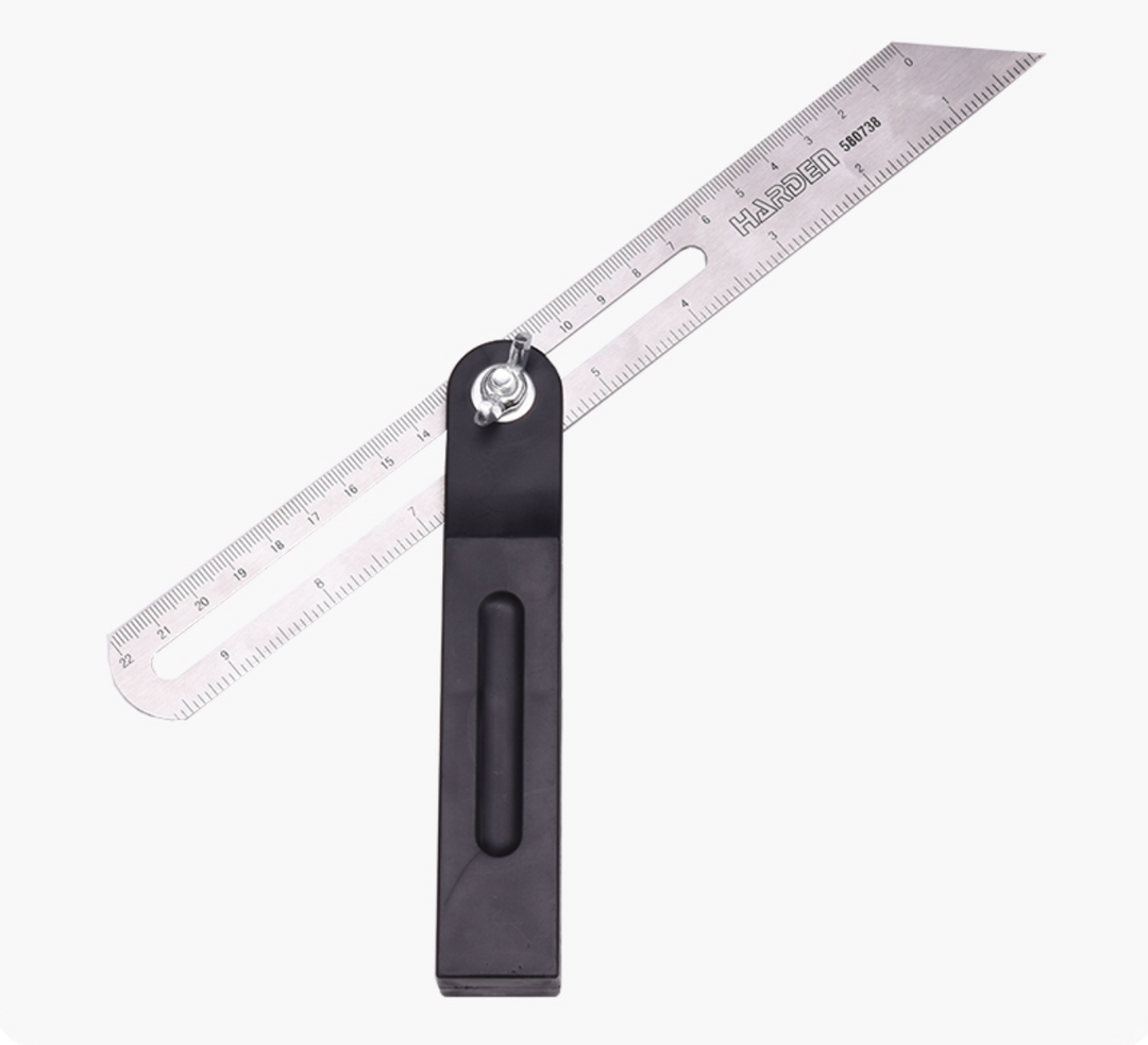 200mm Sliding Bevel Protractor Ruler - زاوية متحركة