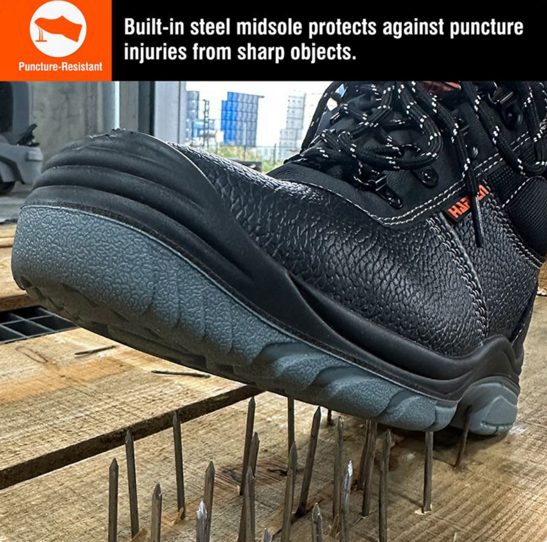 Safety Boots / Shoes - حذاء عمال مع حماية اسود