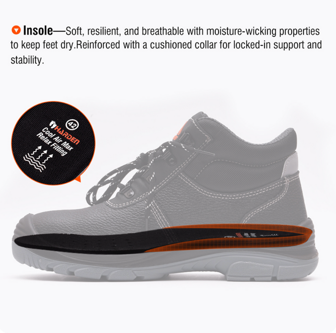 Safety Boots / Shoes - حذاء عمال مع حماية اسود
