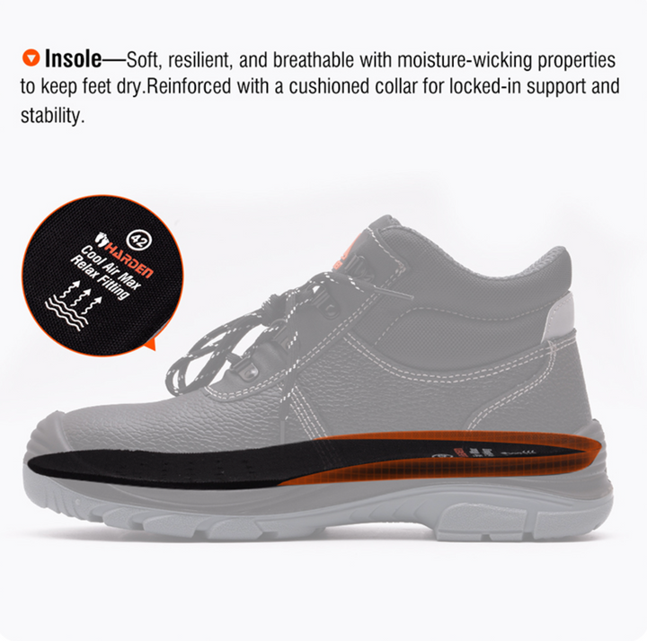 Safety Boots / Shoes - حذاء عمال مع حماية اسود