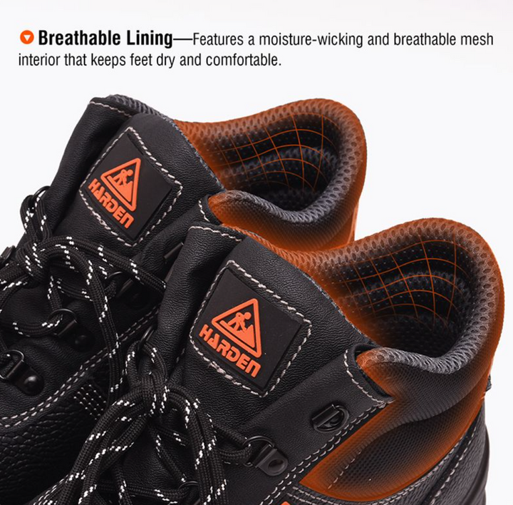 Safety Boots / Shoes - حذاء عمال مع حماية اسود