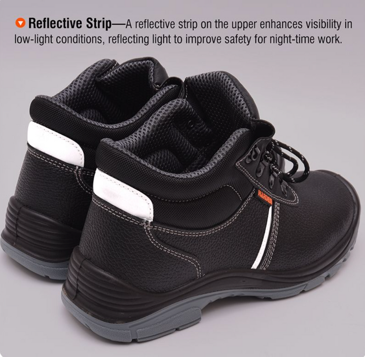Safety Boots / Shoes - حذاء عمال مع حماية اسود