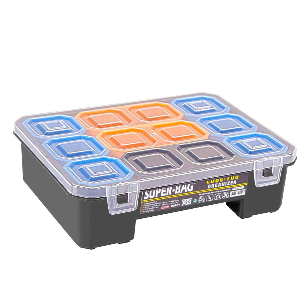 9" Cube Storage Organizer 220x180x62mm - سارع ممسا رمزرلا ر ةمةع