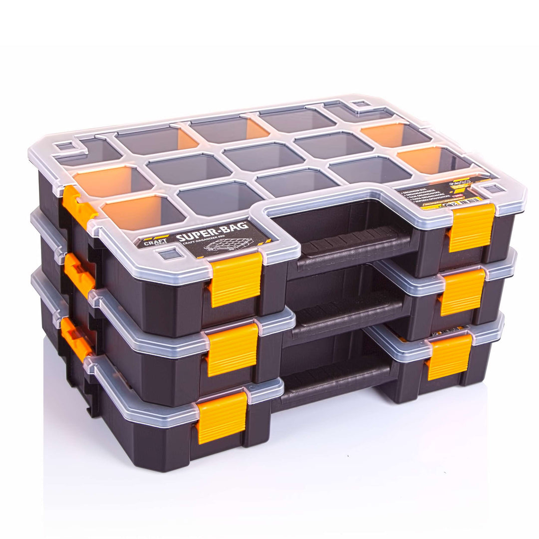 18" Parts Organizer Stackable 44x32.7x7.5cm - علبة تنظيم قطع