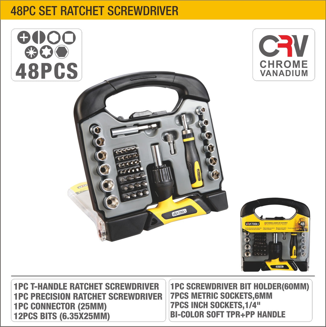 48Pcs Precision Screwdriver Set -  طقم مفكات نواعم