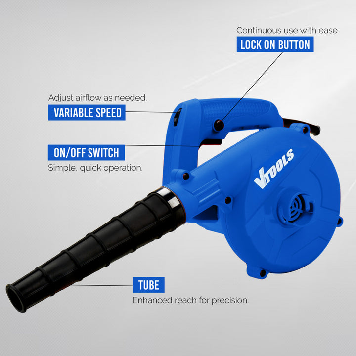 600W Industrial Aspirator Blower With 6-Speed Control - بـلور