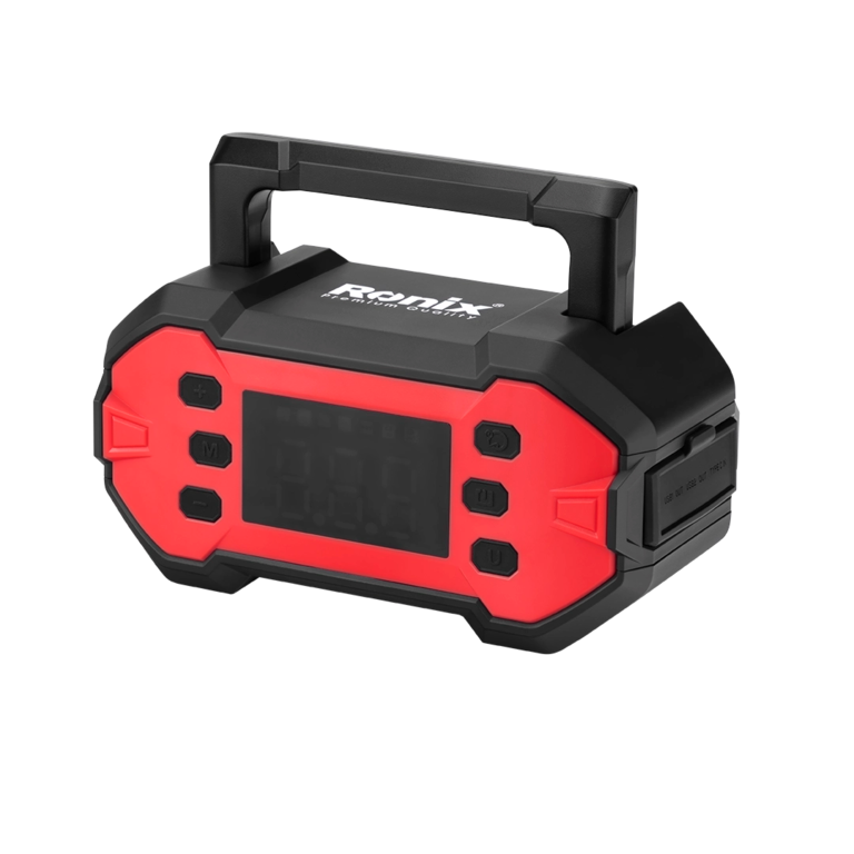 Battery Jump Starter With Air Compressor 20000 mAh - بطارية تشغيل سيارة مع منفاخ هوا