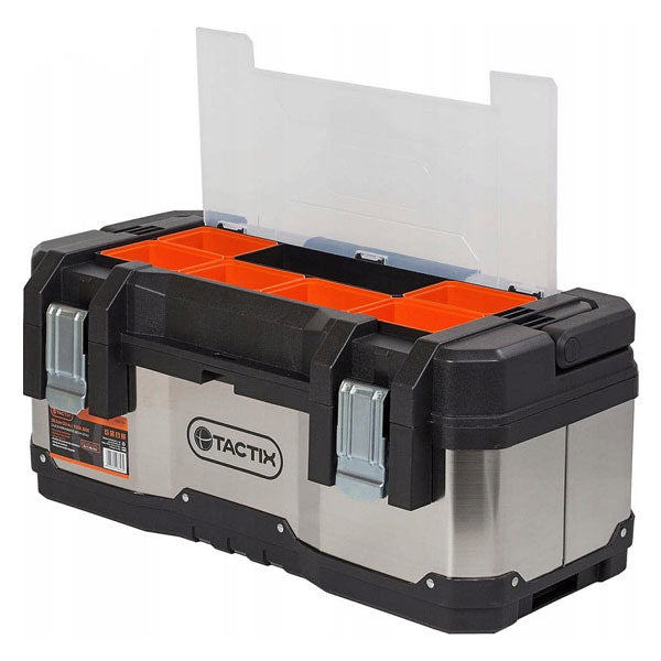 23" Toolx Super Heavy Duty Stainless Steel & Plastic Tool Box