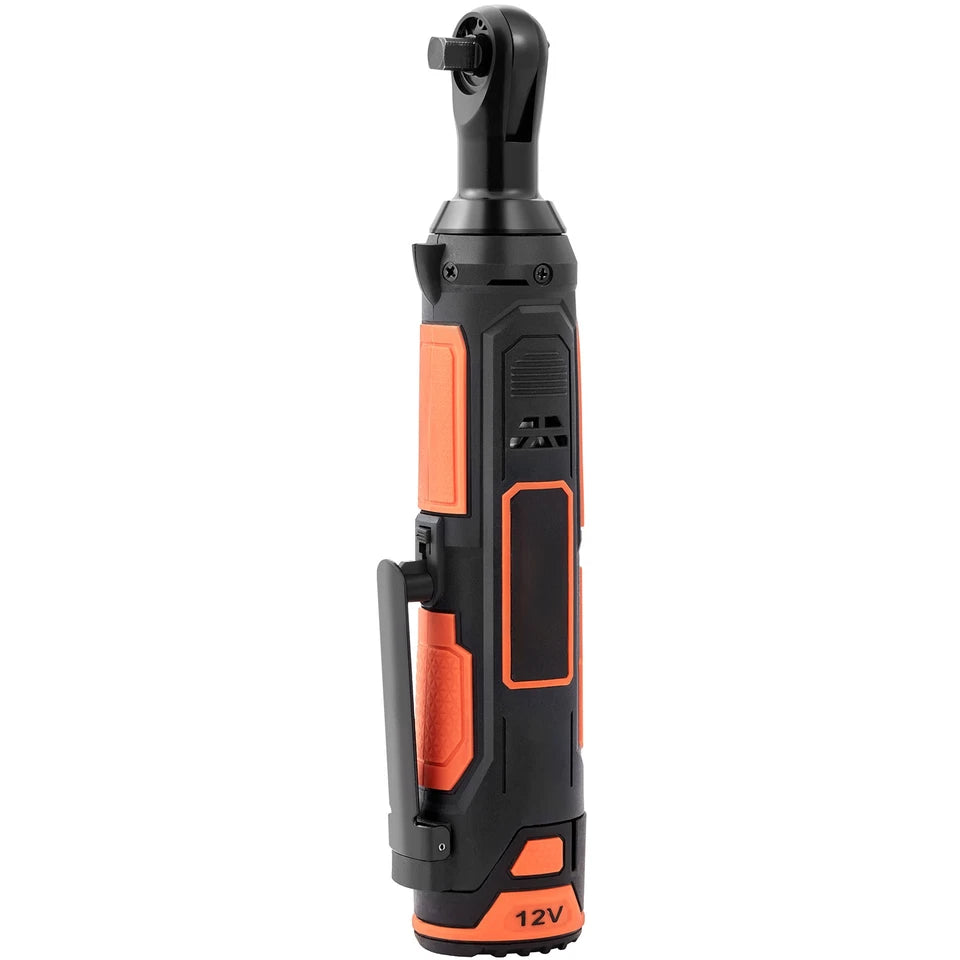 Cordless Brushless Electric Ratchet Wrench 3/8" 12V 2 Batteries - مفكّك ترابيش بطارية