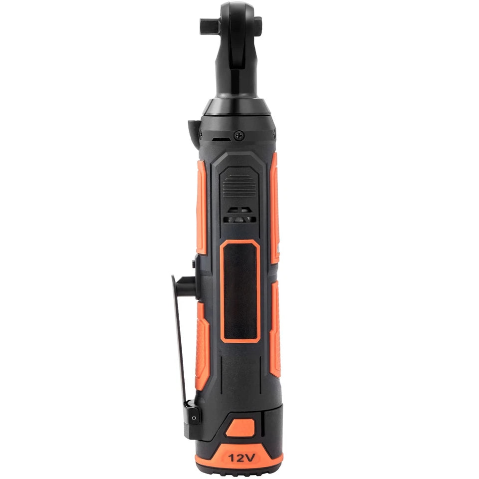 Cordless Brushless Electric Ratchet Wrench 3/8" 12V 2 Batteries - مفكّك ترابيش بطارية