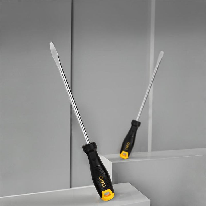 Deli Slotted Magnetic Screwdriver (6x250mm) - مفك براغي شق