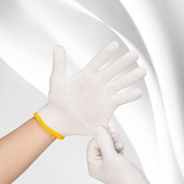 Cotton Gauze Gloves (12 Pairs) - كفوف قطن