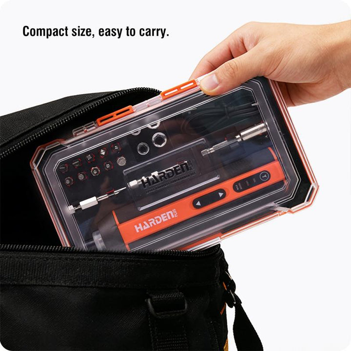 4V Cordless Screwdriver Set 27Pc Set -  مفك بطارية قلم مع رؤوس مفكات